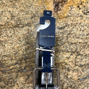 Cole Haan New Leather Mesh Belt Size 32
